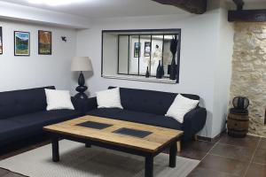 Posezení v ubytování Le gîte du besson Cassagne