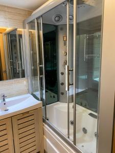 Ένα μπάνιο στο Cosy Apartment in La Défense