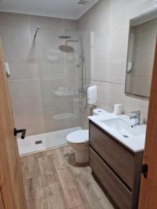 Koupelna v ubytování Hotel La Quinta