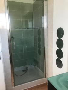 Koupelna v ubytování Chambre en Ardèche du Sud