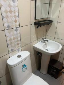 Vonios kambarys apgyvendinimo įstaigoje Ciudad Fernandino Hotel