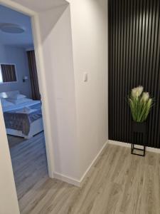 Posteľ alebo postele v izbe v ubytovaní Apartament Mountains Góry Sowie