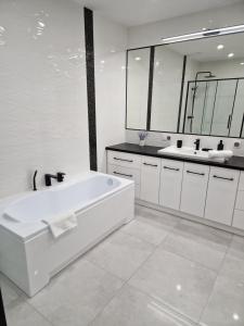 Kúpeľňa v ubytovaní Apartament Mountains Góry Sowie