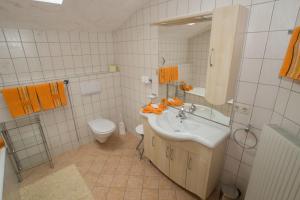 Koupelna v ubytování Haus Troger