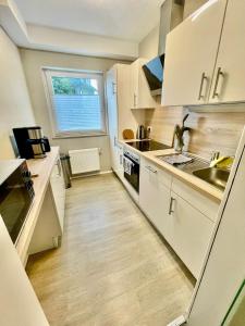 Kuchyň nebo kuchyňský kout v ubytování Ferienhaus Dobias
