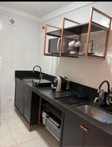 Conforto e aconchego tesisinde mutfak veya mini mutfak