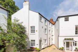 Bygningen som feriehuset ligger i