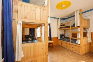 Eldhús eða eldhúskrókur á Hippie Panda Hostel