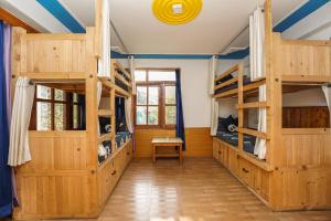 Eldhús eða eldhúskrókur á Hippie Panda Hostel