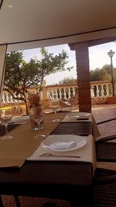 Reštaurácia alebo iné gastronomické zariadenie v ubytovaní Villa Capricho Nerja