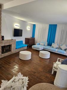Μια τηλεόραση ή/και κέντρο ψυχαγωγίας στο Seaview Villa Lazzaretto