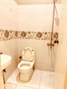 イスラマバードにあるSwiss Cottage Hotelのバスルーム(トイレ、洗面台付)