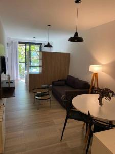 Khu vực ghế ngồi tại Hermoso Studio en Palermo Soho