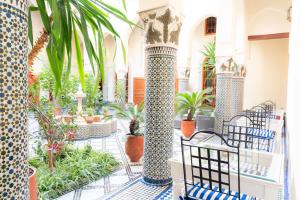 Κήπος έξω από το Riad Al Ansari