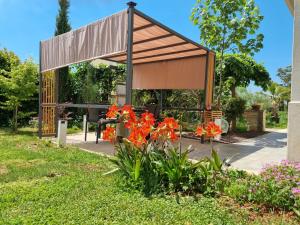 Vonkajšia záhrada v ubytovaní Apartments El Corsaro