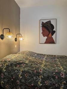 Postel nebo postele na pokoji v ubytování Appartement vue mer avec balcon