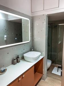 Vannituba majutusasutuses Iris Apartment Livadeia
