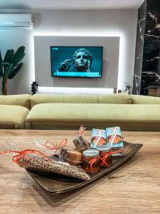 Istumisnurk majutusasutuses Iris Apartment Livadeia