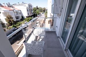 Balkón nebo terasa v ubytování Livia Residence