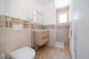 Koupelna v ubytování Logis Hotel Le Chêne Vert