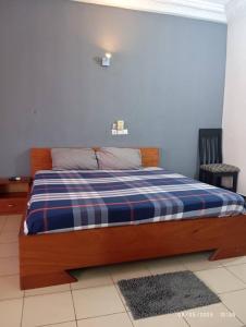 Postel nebo postele na pokoji v ubytování Luxe house