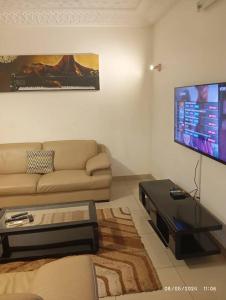 TV a/nebo společenská místnost v ubytování Luxe house