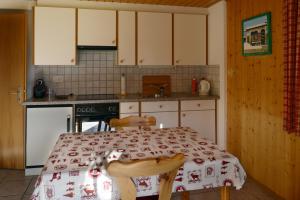Kuchyň nebo kuchyňský kout v ubytování Waldruhe