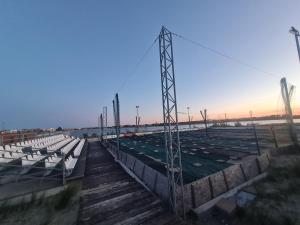 Východ nebo západ slunce při pohledu z apartmánu nebo okolí