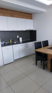 Kuchyň nebo kuchyňský kout v ubytování S-Apartmani Cocetova
