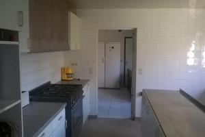 Cuisine ou kitchenette dans l'établissement Gîte de groupe