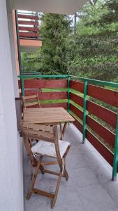 Balkón alebo terasa v ubytovaní Apartmán Pálenica II