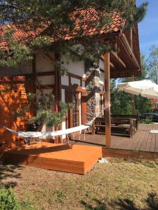 Un jardín fuera de Kaszuby domek Czerwona Koza