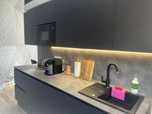 Η κουζίνα ή μικρή κουζίνα στο Glamping u oveček