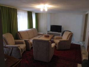 TV a/nebo společenská místnost v ubytování Ferienzimmer Monteurzimmer Stadtmitte Nördlingen