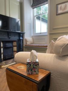 Uma TV ou centro de entretenimento em Penarwyn House
