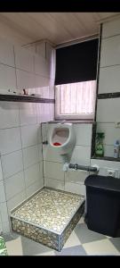 Koupelna v ubytování Monteurzimmer Lollar