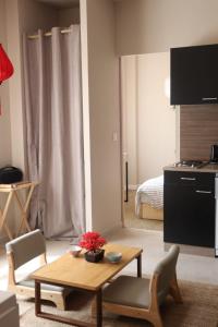 TV a/nebo společenská místnost v ubytování Loveroom Japon avec balnéothérapie