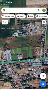 Letecký snímek ubytování Catalinas Mini-Farm