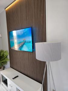 TV a/nebo společenská místnost v ubytování Belle Luxury Apartments