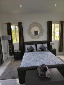 Postel nebo postele na pokoji v ubytování Belle Luxury Apartments