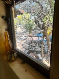 Balkoni atau teres di Cabaña Coyote