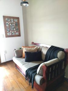 Hospedaria Canto do Vinhedo的休息区