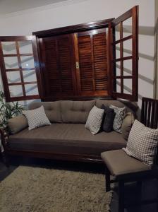 Hospedaria Canto do Vinhedo的休息区