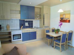 Kuchyň nebo kuchyňský kout v ubytování Apartment Krobath