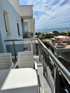 En balkon eller terrasse på Hotel Ersi