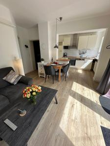 Η κουζίνα ή μικρή κουζίνα στο Kleine Sundpfote