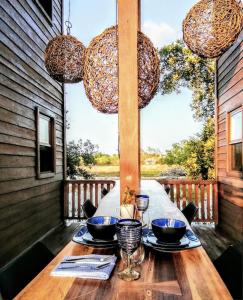 Balkón nebo terasa v ubytování Ecoco Holbox - EcoChic - Cabañas de Madera - Holbox Retreat