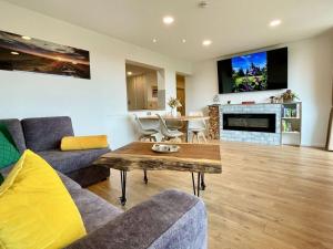 Et tv og/eller underholdning på Holiday apartment Harz holiday