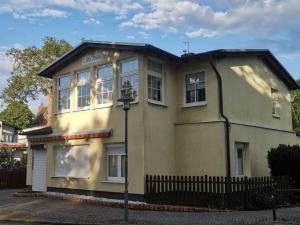 Bygningen som feriehuset ligger i