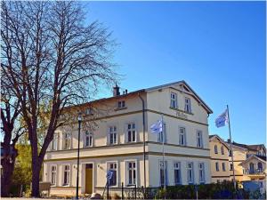 Bygningen som feriehuset ligger i